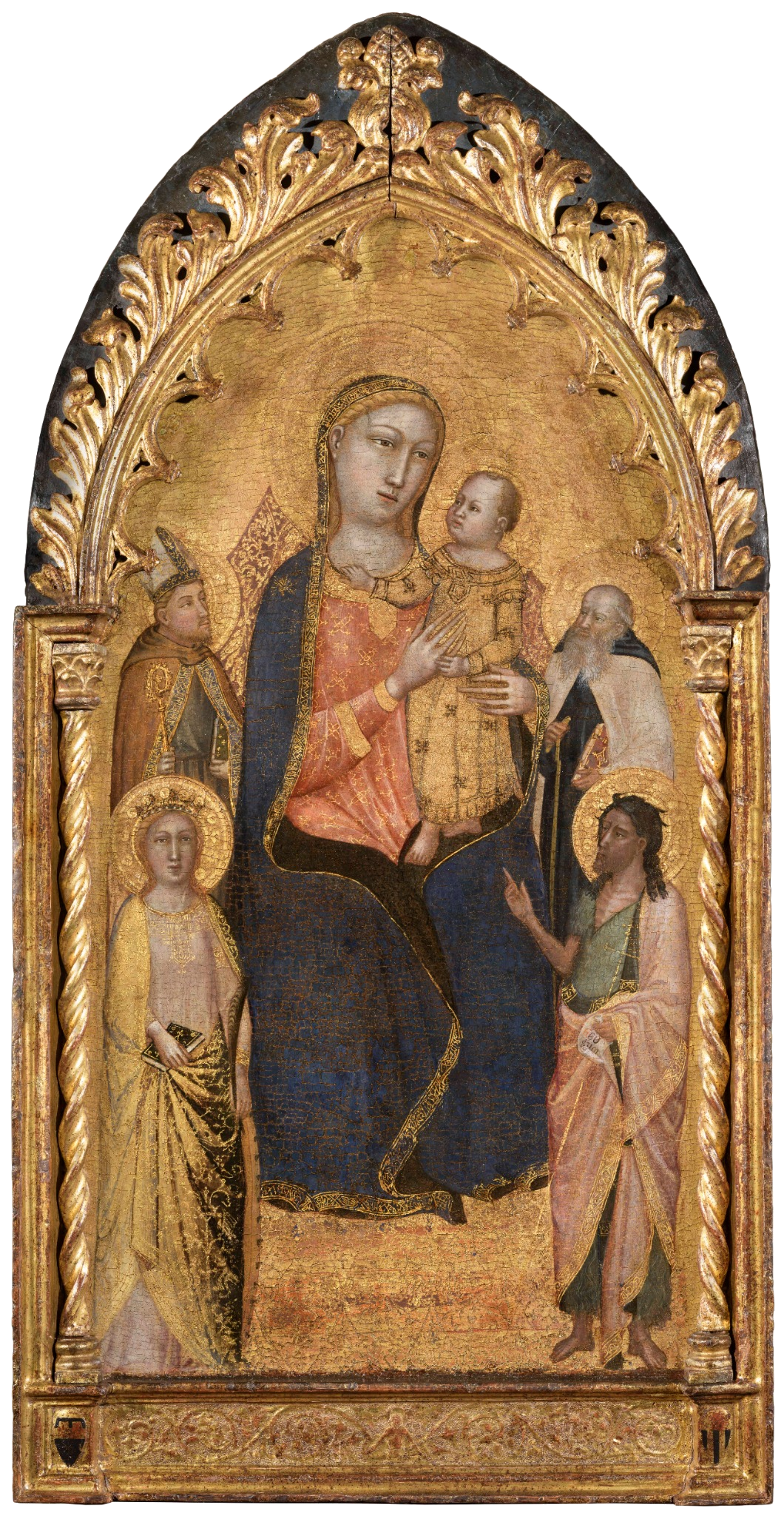 Madonna and Child Enthroned with Saints by Lorenzo di Bicci