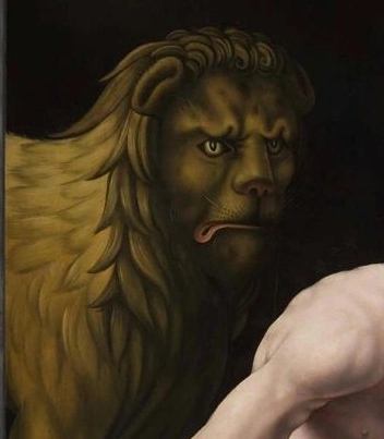 The lion beside Saint Jerome