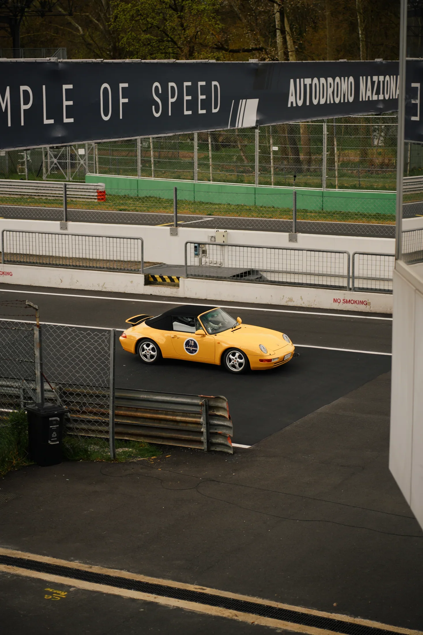 Daisy at the Autodromo Nazionale during Coppa Milano Sanremo.