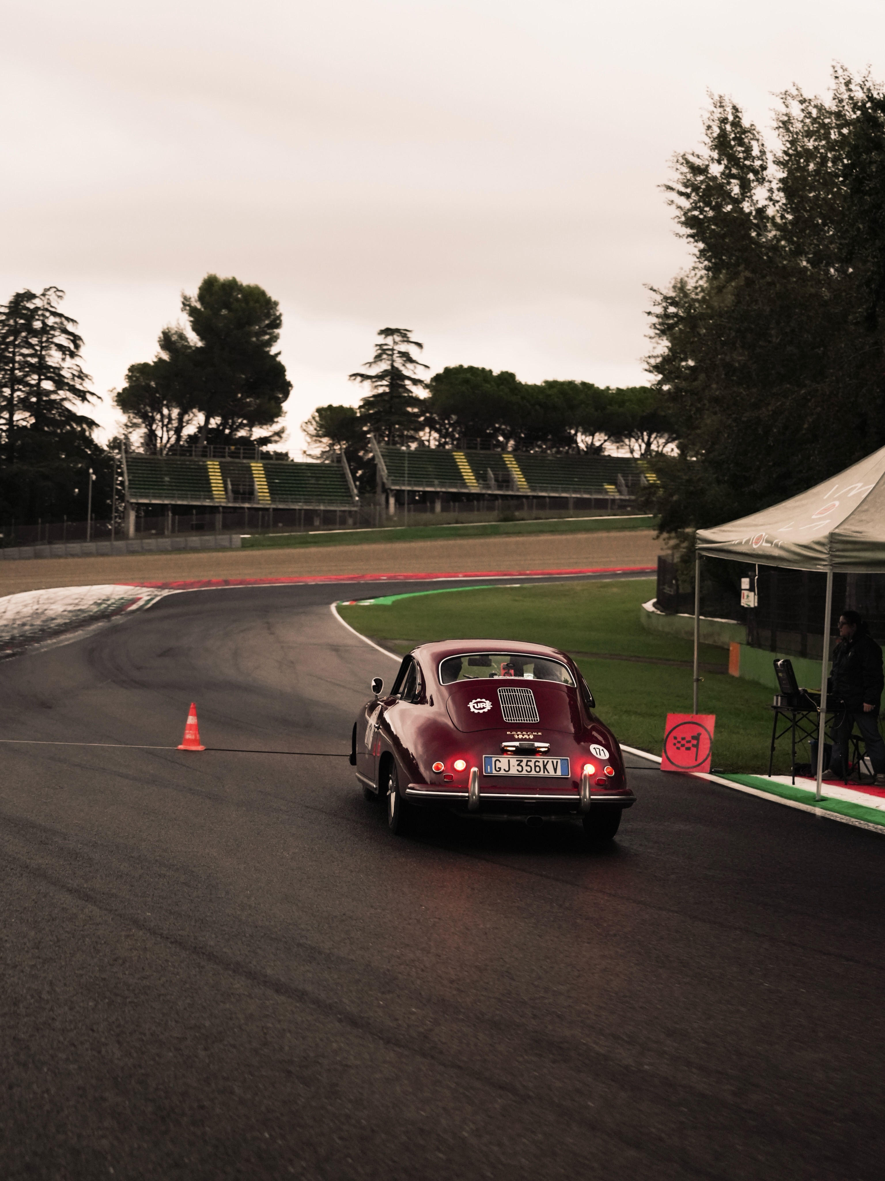 Princess Grace approaching a timed section on the circuit