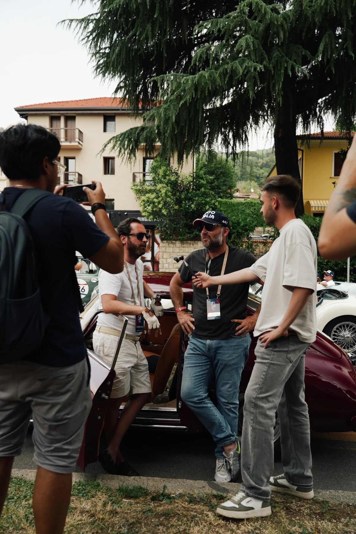 TURE community interview during a historic motoring event