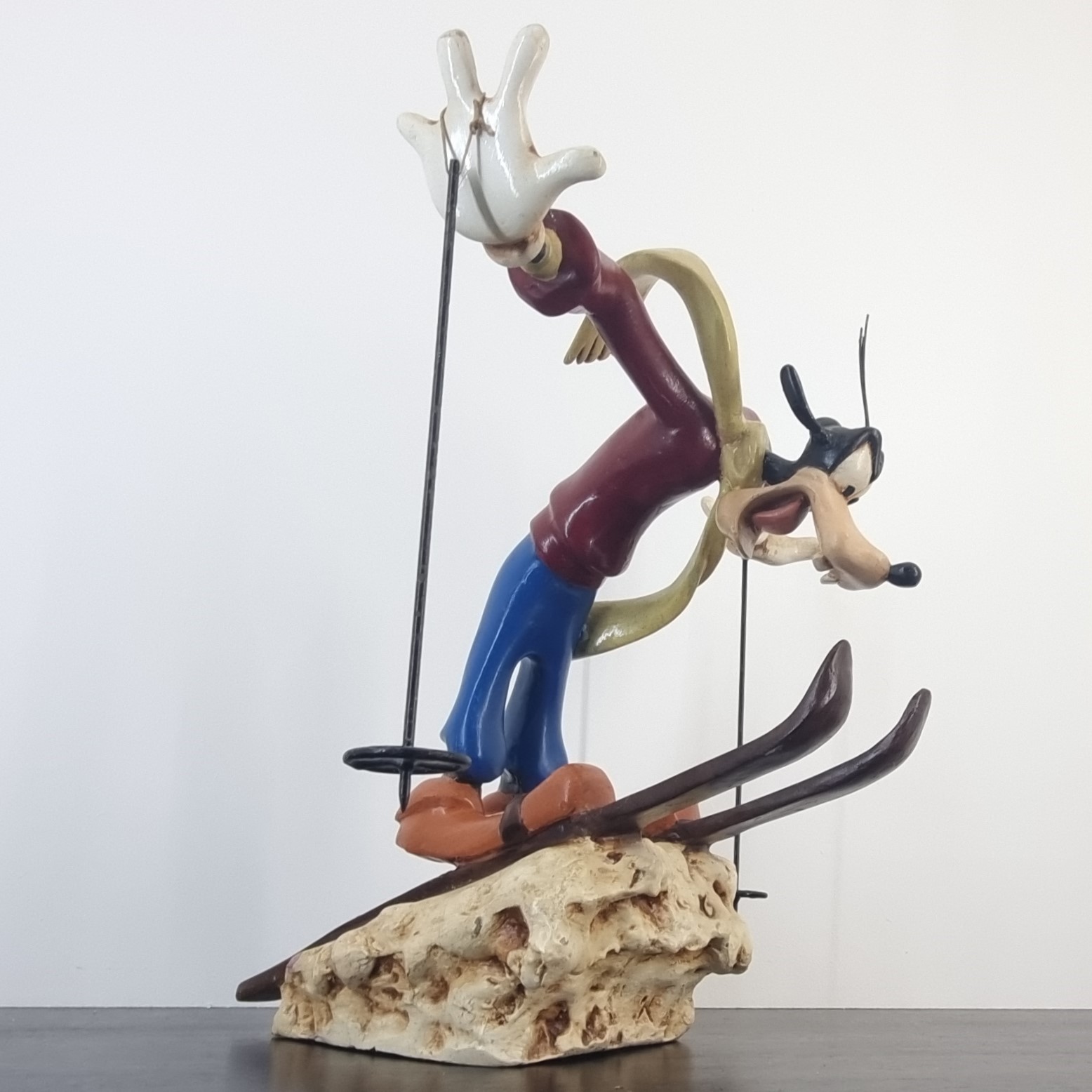 Goofy skier collectible sculpture